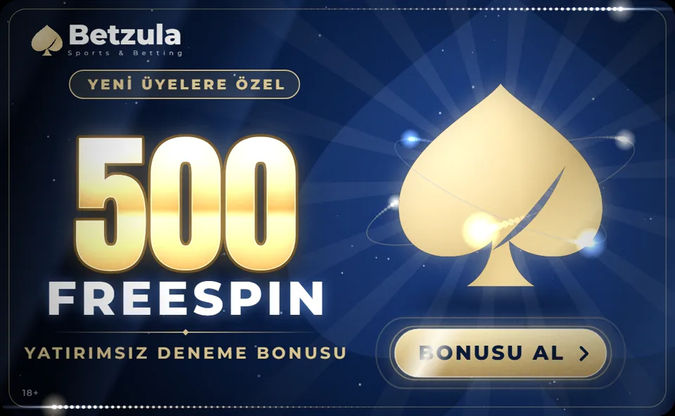 Betzula 500 freespin yatırımsız deneme bonusu
